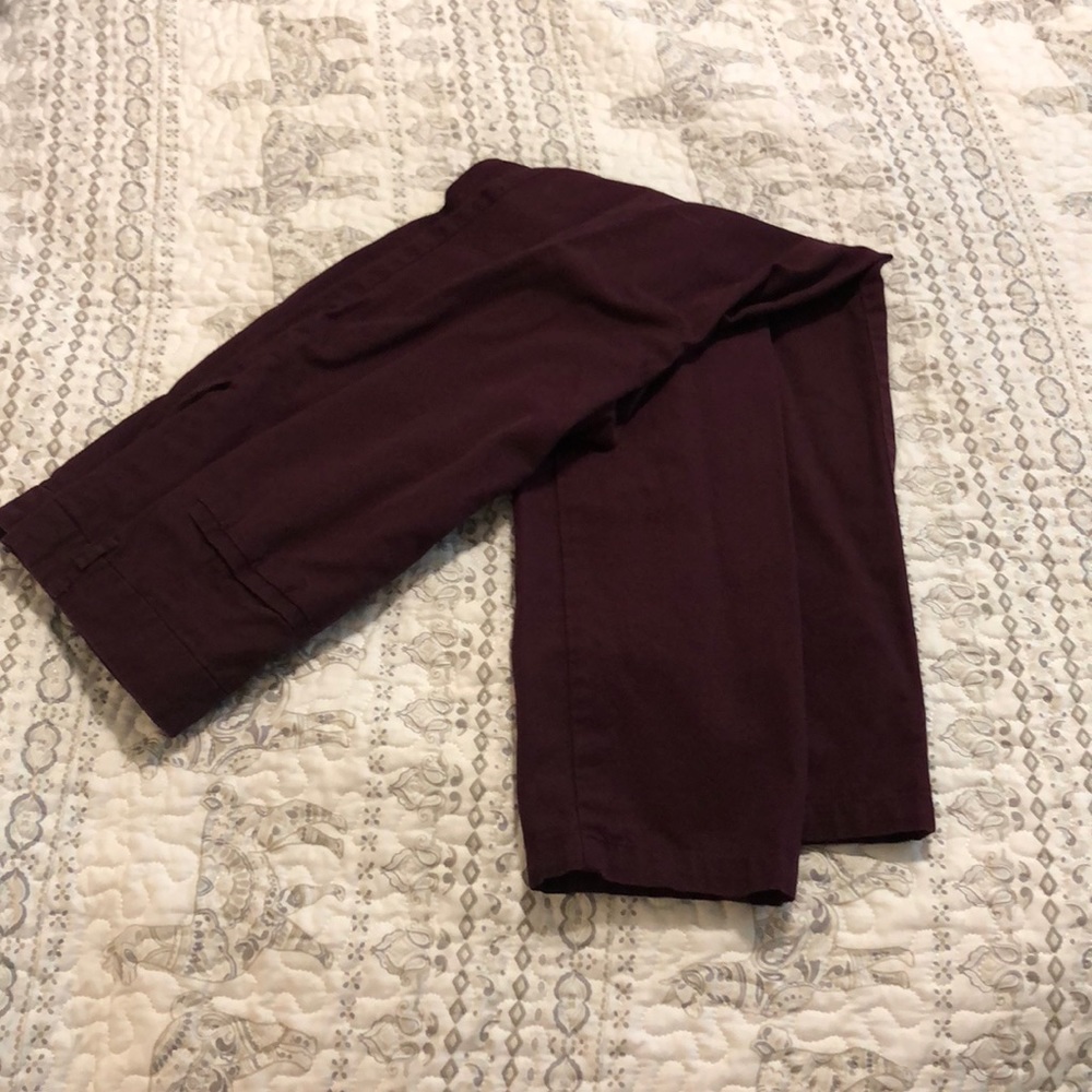 Maroon Forever 21 dress pants